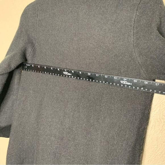 Nanette Lepore wool mock neck long sleeve sweater gray - Picture 6 of 7